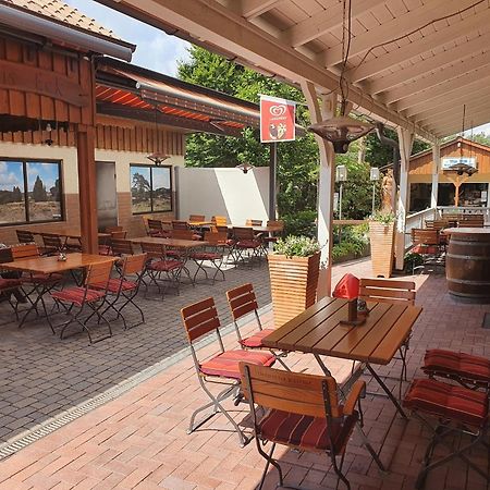 Ferienpark Auf Dem Simpel - Heide-Lodge 1 Soltau Bagian luar foto